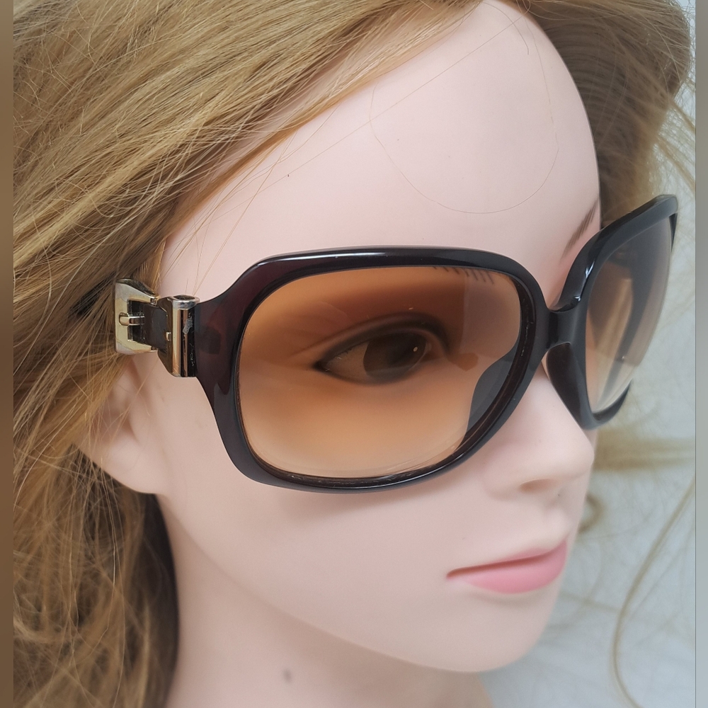 Gucci Women's Sunglasses Queen Bow Gold Brown Amber Gradient GG3006/S 59-15-120 - Picture 16 of 16